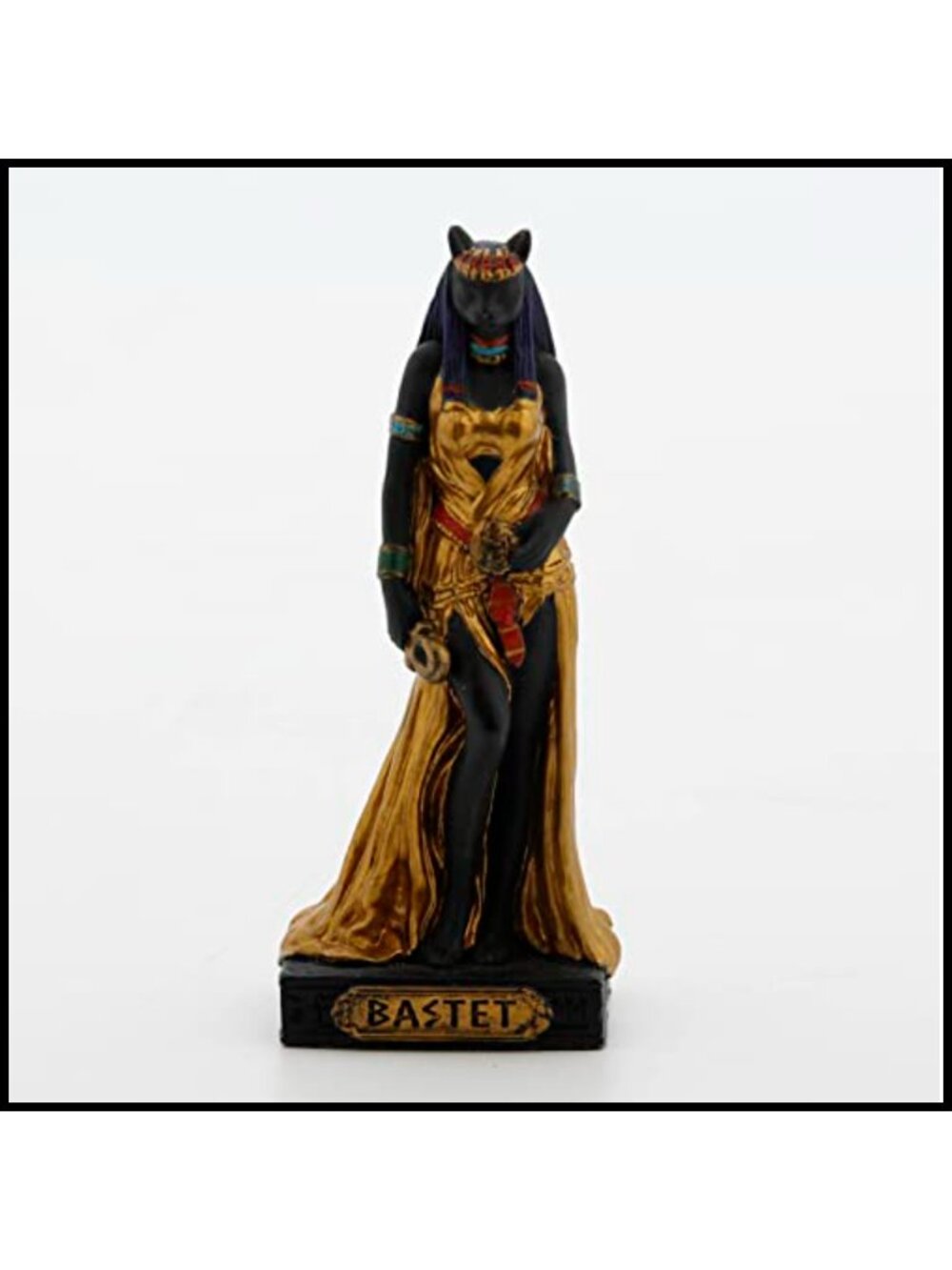Veronese Design Egyptian Gods Miniature Resin Figurine Bastet Collectible